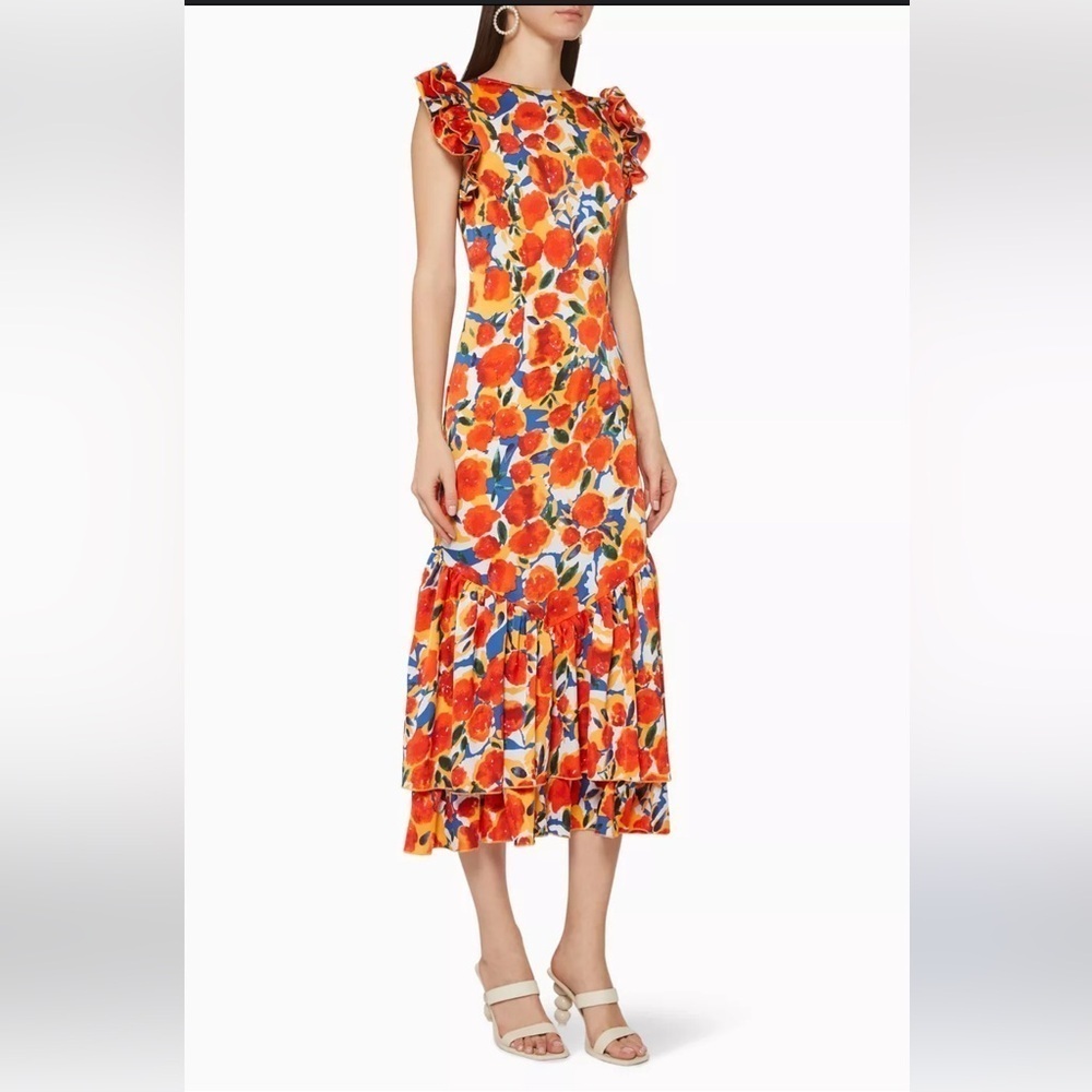 NWT Never Fully Dressed Frieda Maxi Ruffled Dress